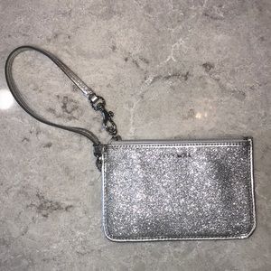 Coach Silver Wristlet